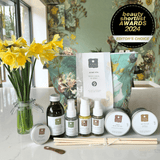 Home Spa - Body, Face & Mind with Cosmetic Bag - Mimosa & Petitgrain - Pure Lakes