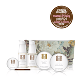 Home Spa Face & Body with Cosmetic Bag - Mimosa & Petitgrain gift set Pure Lakes