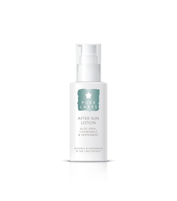 After Sun Lotion- Aloe Vera, Chamomile & Peppermint therapeutic Pure Lakes 