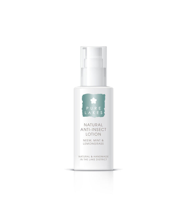 Neem, Mint & Lemongrass Natural Anti-Insect Lotion therapeutic Pure Lakes 
