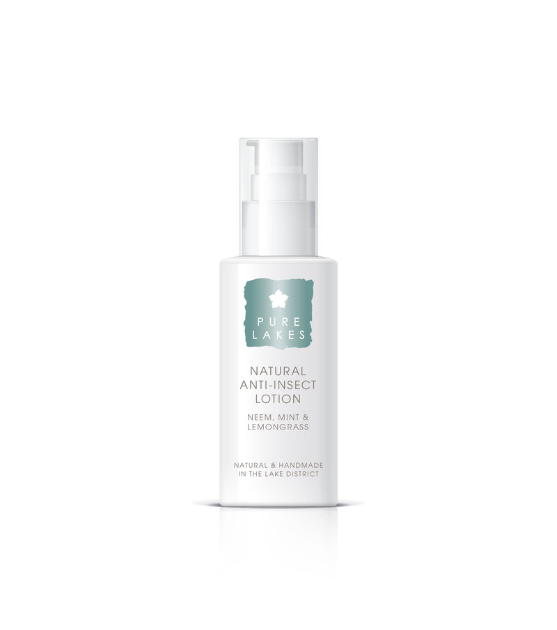Neem, Mint & Lemongrass Natural Anti-Insect Lotion therapeutic Pure Lakes 