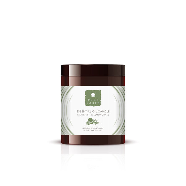 Essential Oil Candle - Grapefruit & Lemongrass 150g Pure Lakes 