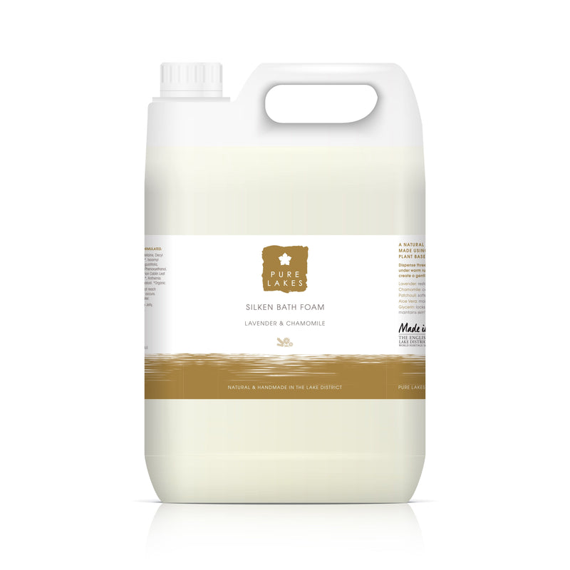 Lavender & Chamomile Silken Bath Foam 5L Refill bath & body Pure Lakes Skincare 