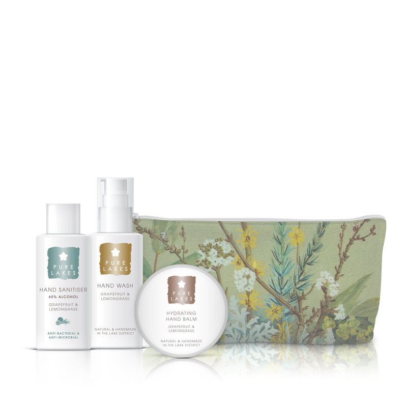 Home Spa Hand Care with Cosmetic Bag gift set Pure Lakes 