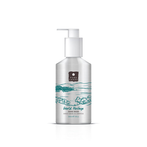 Sweet Basil & Orange Hand Wash Aluminium Bottle bath & body Pure Lakes 